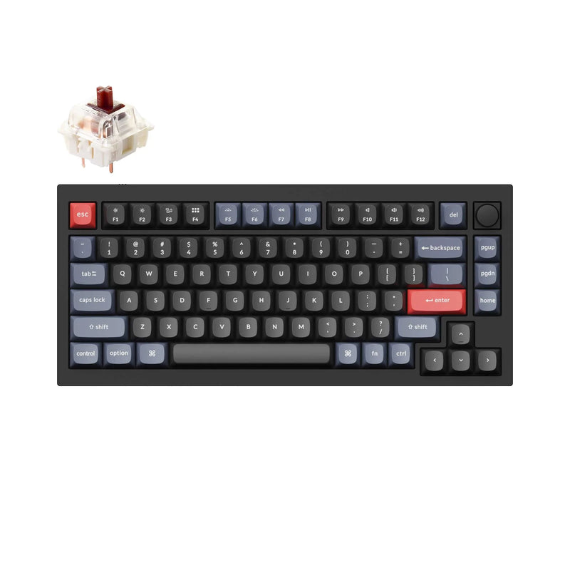 Load image into Gallery viewer, Keychron Q1 Version2 Hotswappable 75% Custom Mechanical Keyboard
