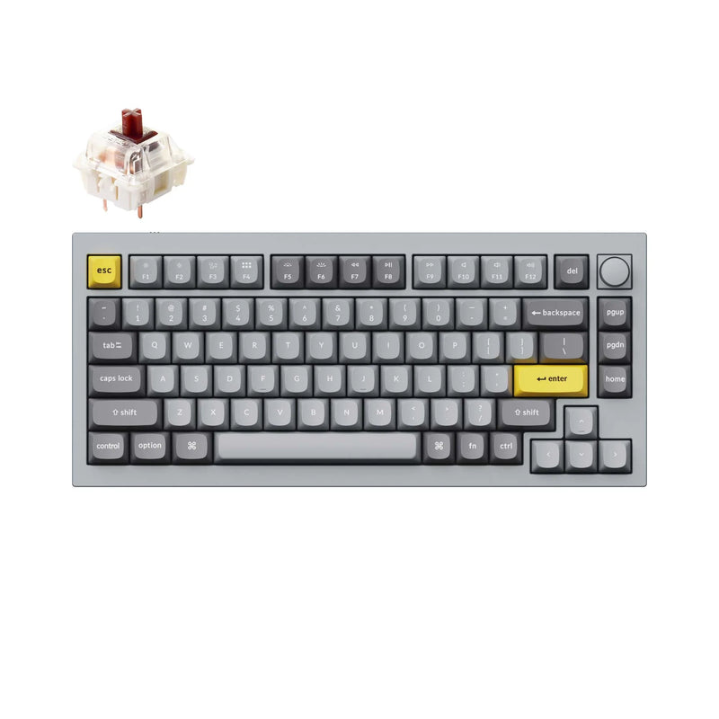 Load image into Gallery viewer, Keychron Q1 Version2 Hotswappable 75% Custom Mechanical Keyboard
