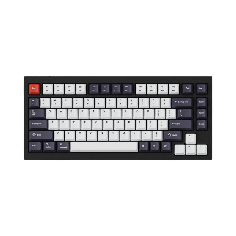 Load image into Gallery viewer, Keychron OEM Dye-Sub PBT Keycap Set - Bluish Black White Full Set
