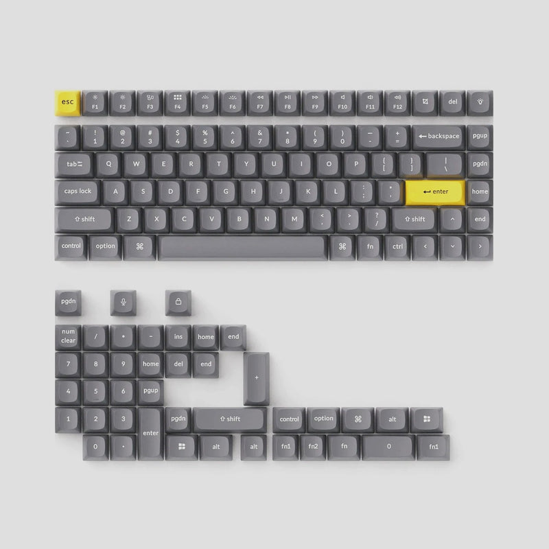 Load image into Gallery viewer, Keychron OSA Double Shot PBT Keycaps Dark Grey
