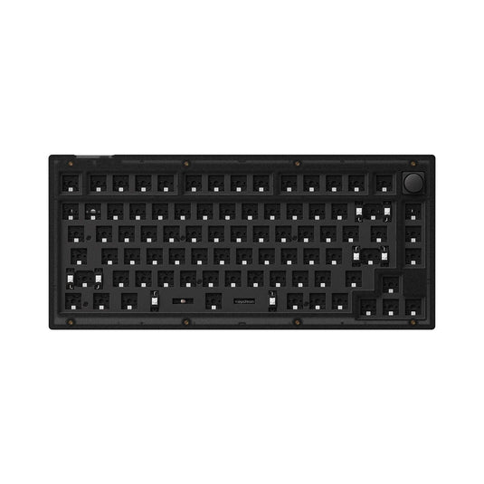 Keychron V1 QMK Custom Mechanical Keyboard - Frosted Black