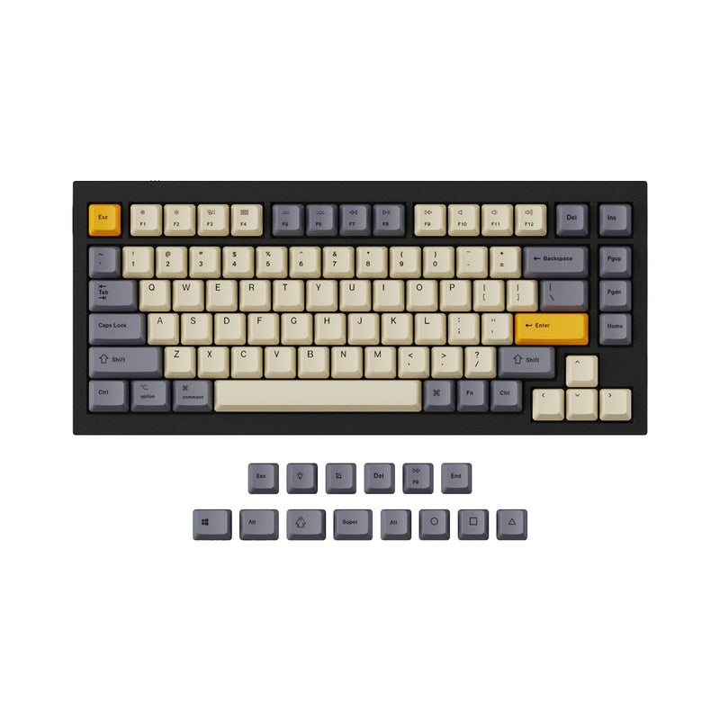 Load image into Gallery viewer, Keychron Wheat Gray PBT Keycaps
