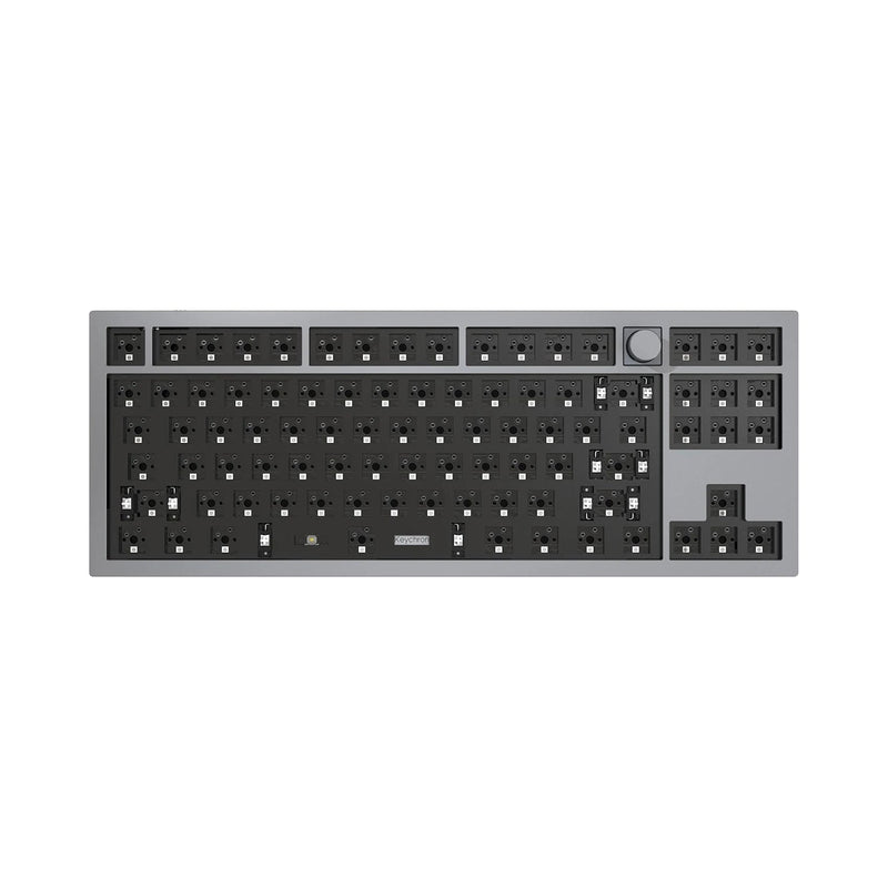 Load image into Gallery viewer, Keychron Q3 Hotswappable TKL Custom Mechanical Keyboard Grey Barebones
