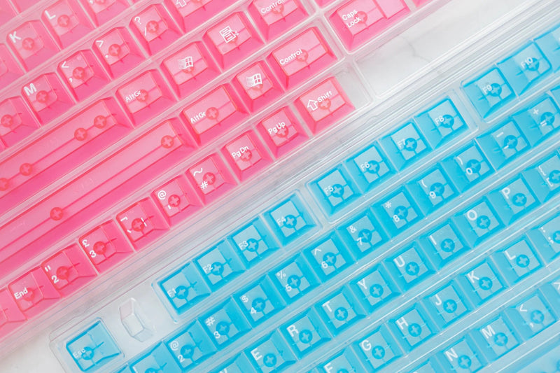 Load image into Gallery viewer, LeleLabs Crystal Clear ABS Keycaps
