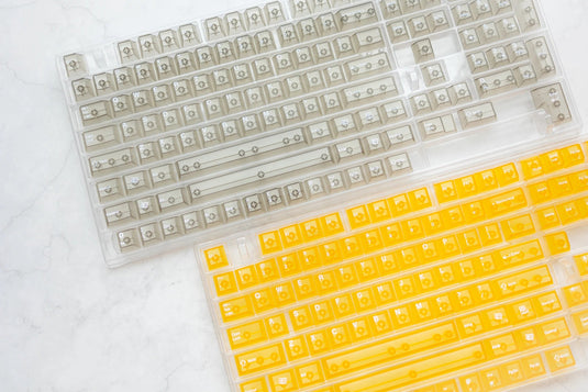 LeleLabs Crystal Clear ABS Keycaps