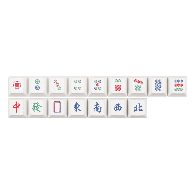 Load image into Gallery viewer, JKDK Mahjong Keycaps PBT Dye-Sub Cherry Profile
