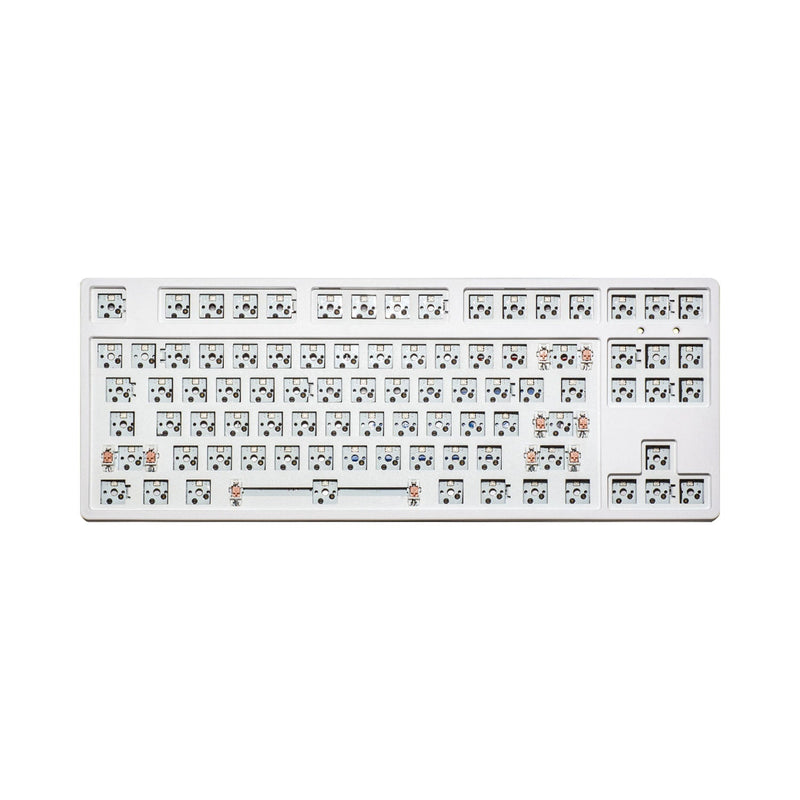 Load image into Gallery viewer, Mengmoda 87 Hotswappable Tenkeyless Wireless Mechanical Keyboard - White
