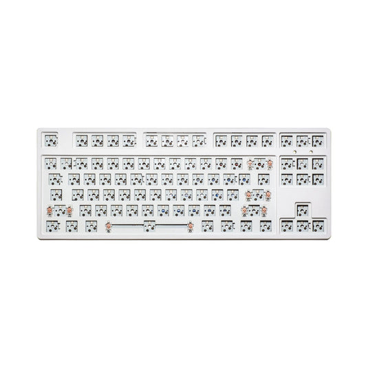 Mengmoda 87 Hotswappable Tenkeyless Wireless Mechanical Keyboard - White