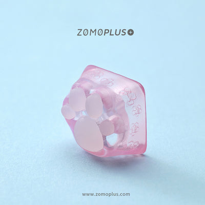Load image into Gallery viewer, ZOMO Plus 3D Printed Resin &amp; Silicone Kitty Paw Keycap
