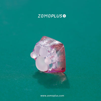 ZOMO Plus 3D Printed Resin & Silicone Kitty Paw Keycap