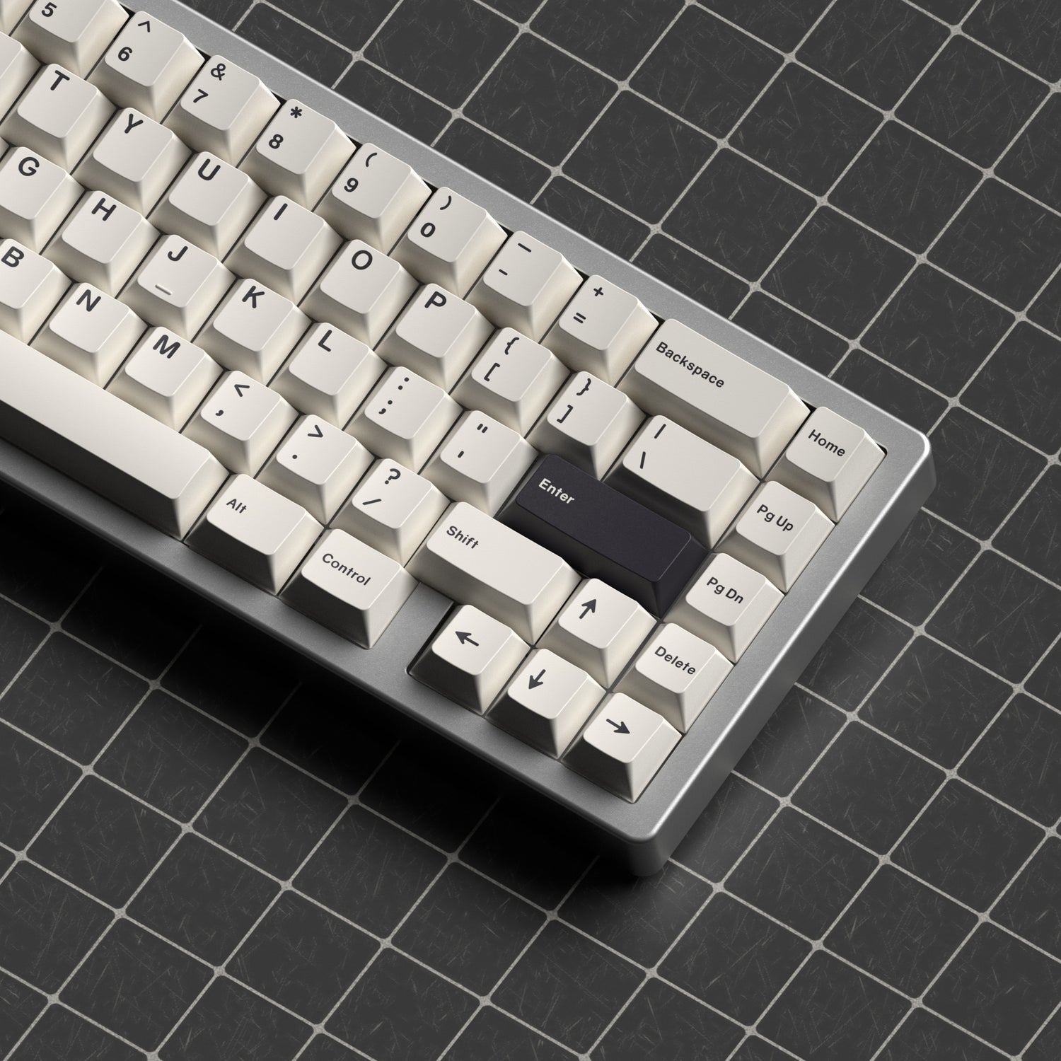 JKDK Black on White PBT Cherry Profile Dye-Sub Keycap Set – Mecha Malaysia