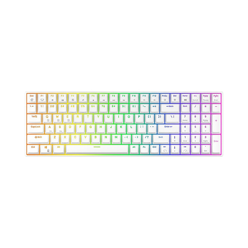 Load image into Gallery viewer, Royal Kludge RK100 96% Wireless Hotswappable Keyboard - White
