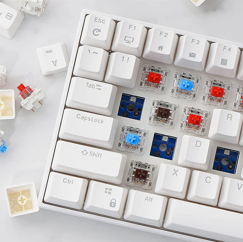 Load image into Gallery viewer, Royal Kludge RK100 96% Wireless Hotswappable Keyboard - White
