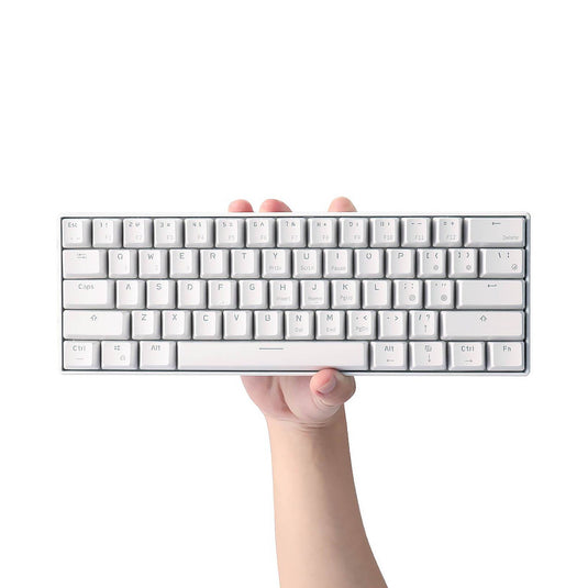 Royal Kludge RK61 60% Wireless Hotswappable Keyboard - White