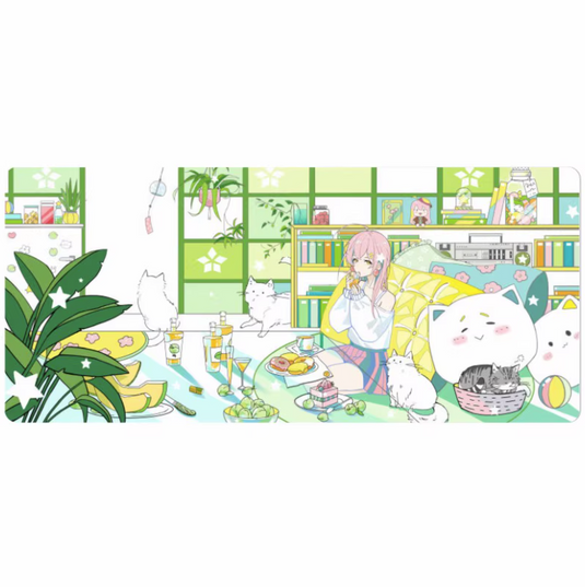 Moondrop Neko & Cake Deskmat