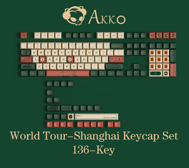 AKKO JDA Profile World Tour-Shanghai Keycap Set