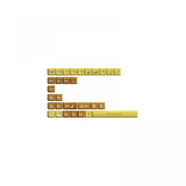 Load image into Gallery viewer, AKKO SpongeBob Dye-Sub PBT Keycap Set
