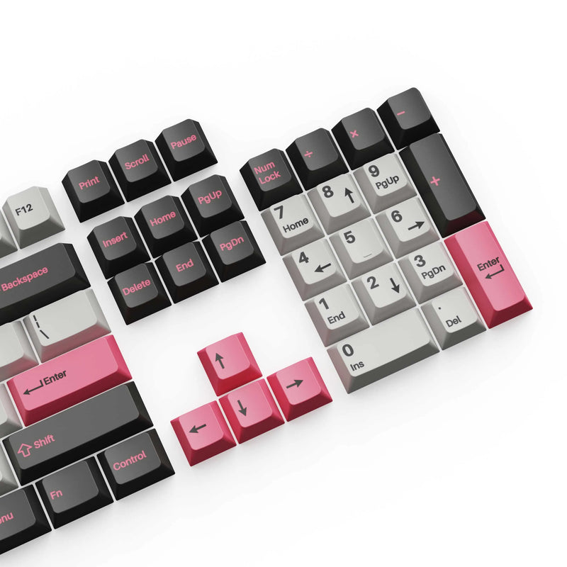 Load image into Gallery viewer, Keychron Cherry Double Shot PBT Keycap Set - Grey and Pink
