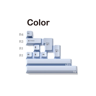 Load image into Gallery viewer, JKDK Piano Keycap Cherry Profile PBT Dye-Sub Keycap Set
